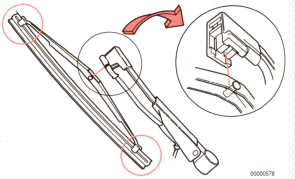 Replacing headlamp wiper blades
