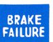 Brake failure warning light